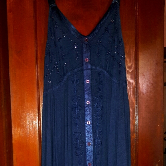 Monroe and Main Dresses & Skirts - Beautiful blue Bohemian dress.
